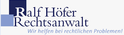 Logo Rechtsanwalt Ralf Höfer